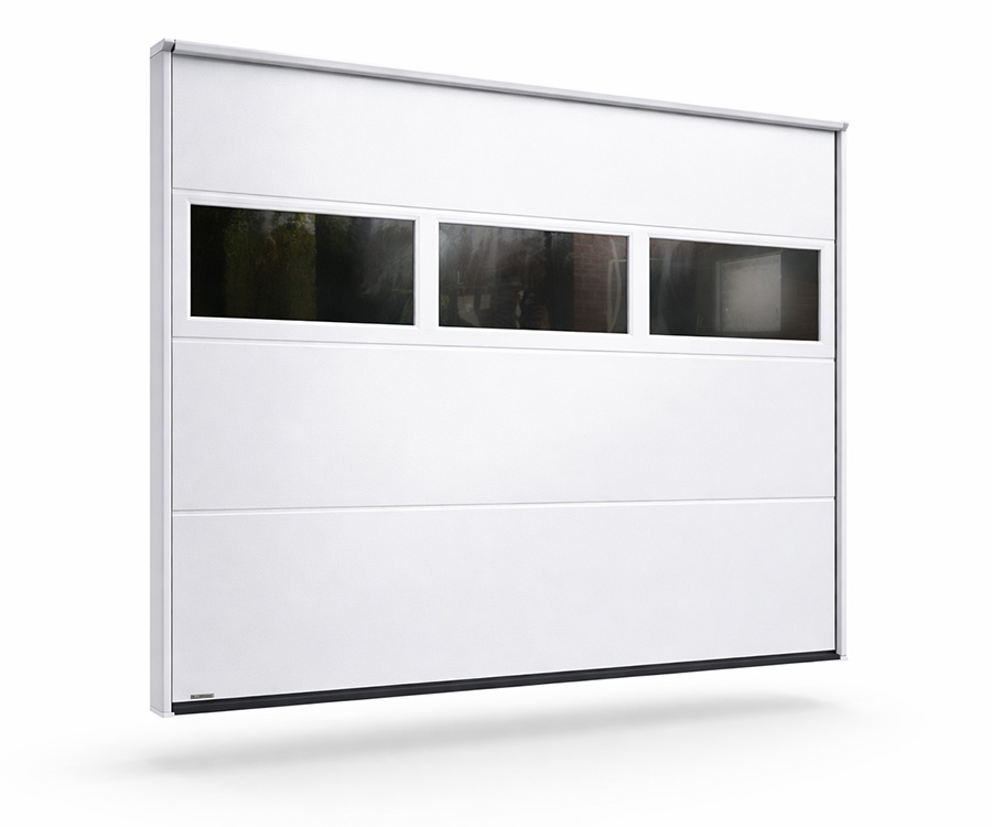Aluminium sectie met glas of perfoplaat en andere opvulmogelijkheden